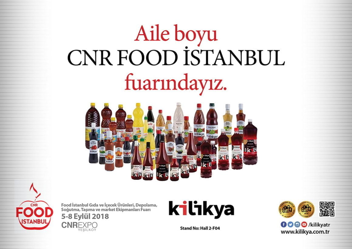 Kilikya, CNR Food İstanbul Fuarında